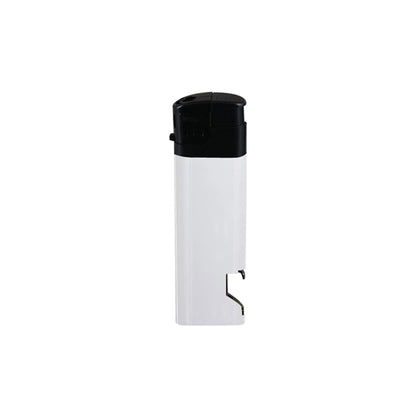 Solid Electronic Lighter w/Bottle Opener