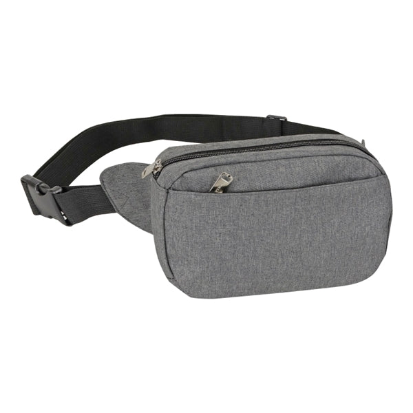 Heather 3-Zipper Fanny Waist Pack