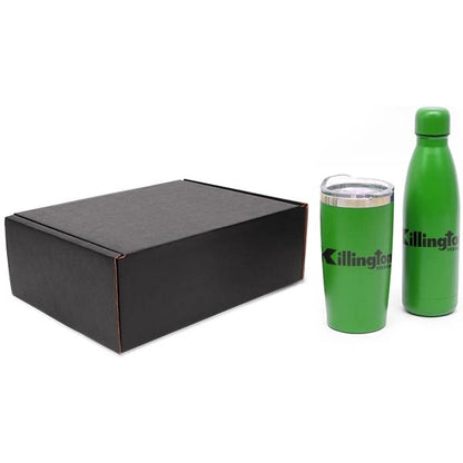 Stainless Steel 17oz. Tumbler & 22oz. Bottle Set