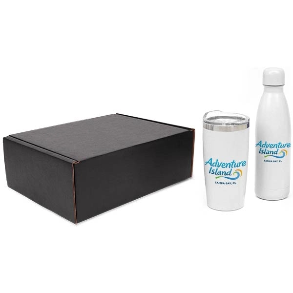 Stainless Steel 17oz. Tumbler & 22oz. Bottle Set
