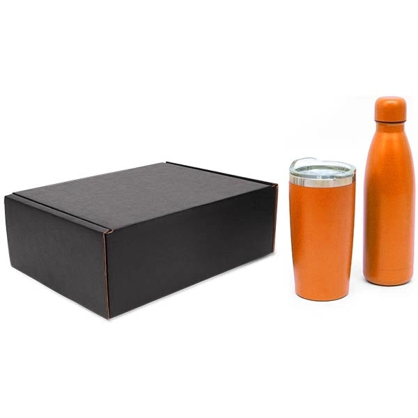 Stainless Steel 17oz. Tumbler & 22oz. Bottle Set