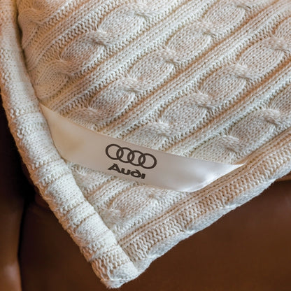 Premium Cable Knit Cotton Throws