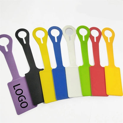 Silicone luggage tag