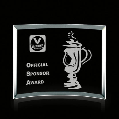 Curved Bevel Award - Jade