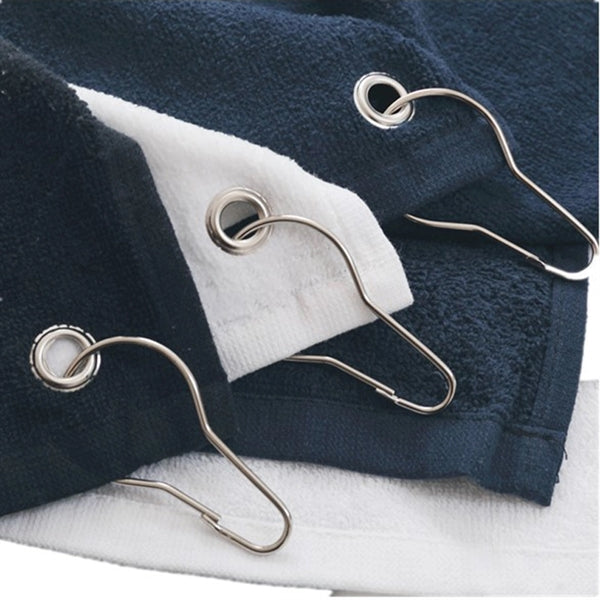 Golf Towel With Metal Grommet and Clip