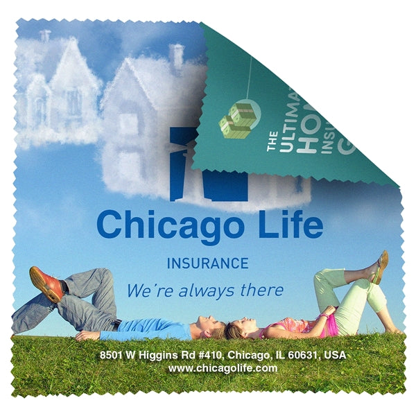 2 Sided Full Color - Import Air Ship Microfiber Cloth