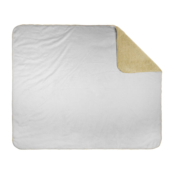 Extra Large Sherpa Lined Micro Mink Throw