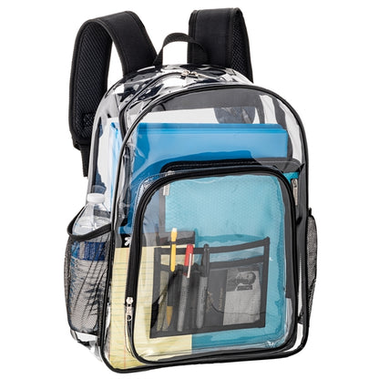 Clear Vinyl Backpack with Padded Straps