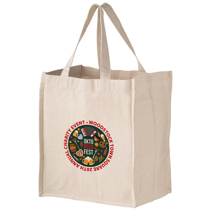 Cotton Canvas Grocery Bag - 14oz