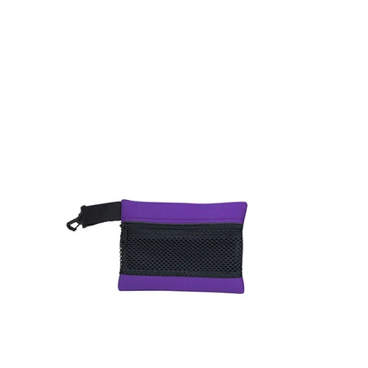 SMALL MESH TRAVEL BAG WITH CLIP
