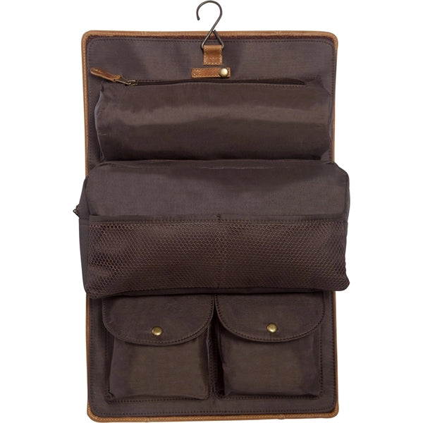 Buffalo Mountain Leather Travel Kit Bag