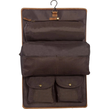 Buffalo Mountain Leather Travel Kit Bag