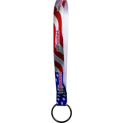 1/2" Sublimation Key Chain Lanyard