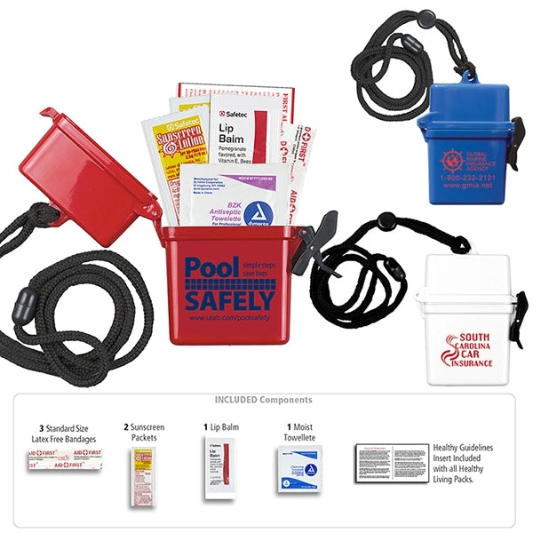 EZ CARRY 8 Piece First Aid Kit Container
