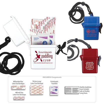 EZ CARRY 13 Piece First Aid Kit Container