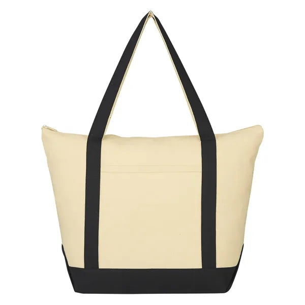 Folksy 12 Oz. Cotton Tote Bag