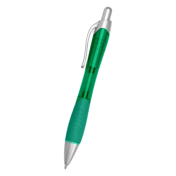 Rio Gel Pen With Contoured Rubber Grip