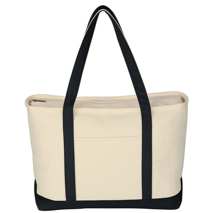 Large Starboard Cotton Canvas Tote Bag