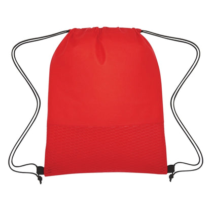 Wave Design Non-Woven Drawstring Bag
