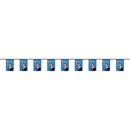 15' PVC Rectangular Pennant String