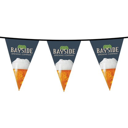 15' PVC Triangular Pennant String
