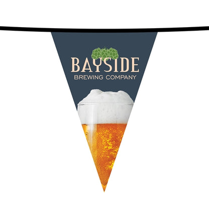 15' PVC Triangular Pennant String