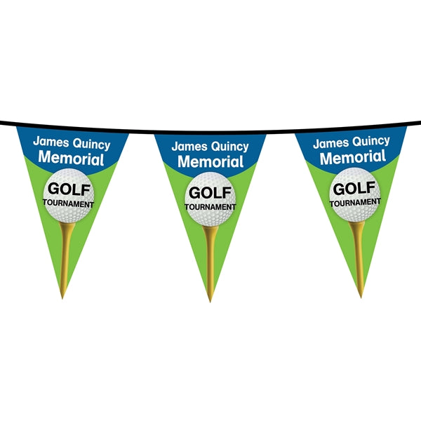 30' PVC Triangular Pennant String