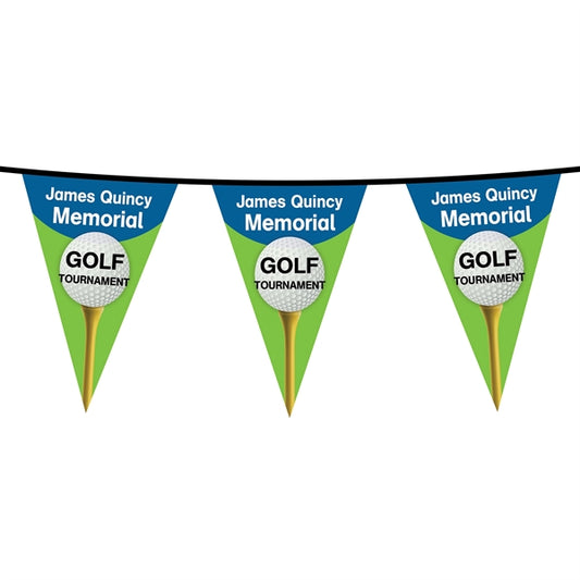 30' PVC Triangular Pennant String