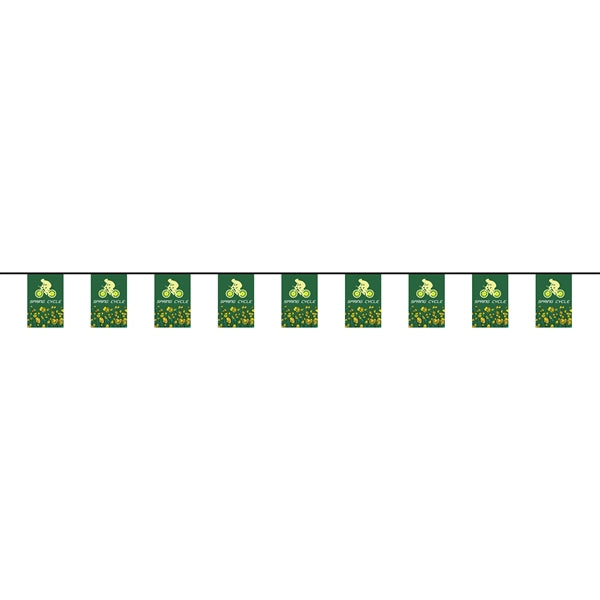 60' PVC Rectangular Pennant String