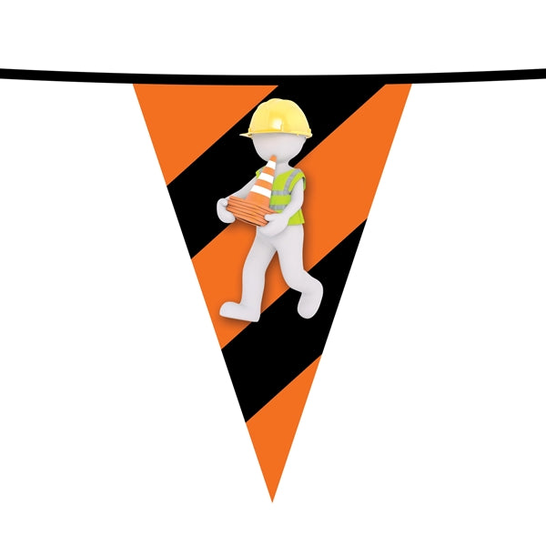 100' PVC Triangular Pennant String
