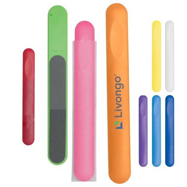 Compact Nail File with Sleeve