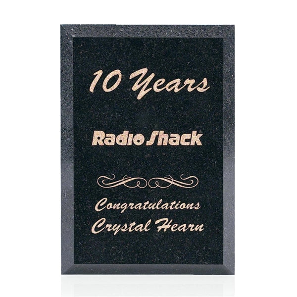 Granite Plaque - Black