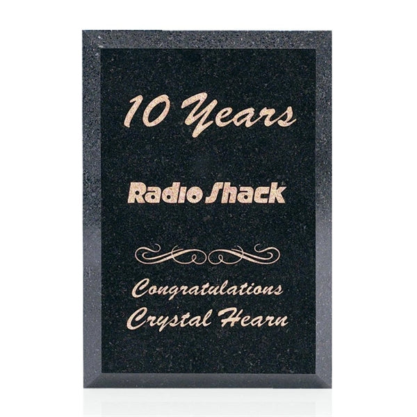 Granite Plaque - Black