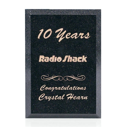 Granite Plaque - Black