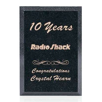 Granite Plaque - Black