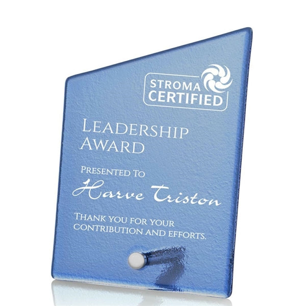 Atchison Blue Slant Award - Silver