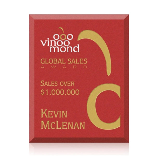 Rollinson Plaque - Red