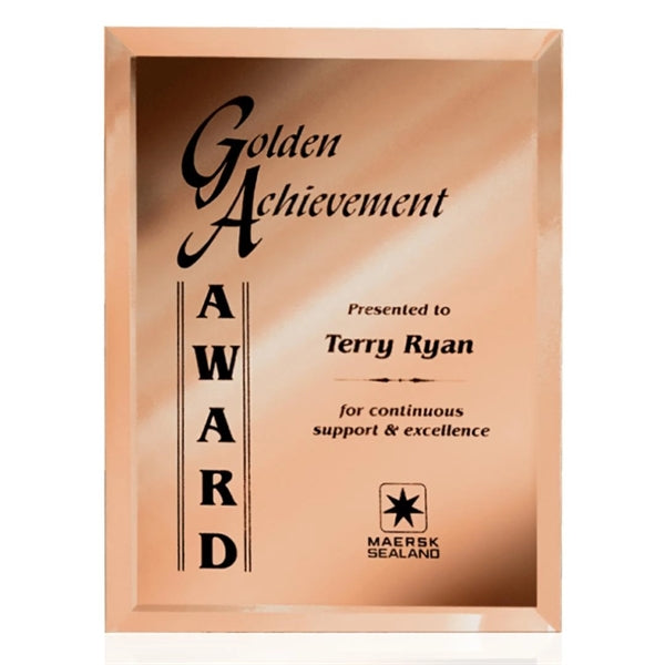 Mirror Plaque - Gold