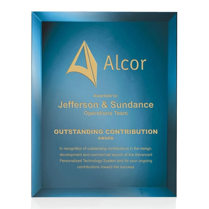 Mirror Plaque - Blue