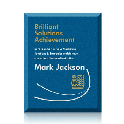 Rollinson Plaque - Blue