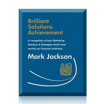 Rollinson Plaque - Blue