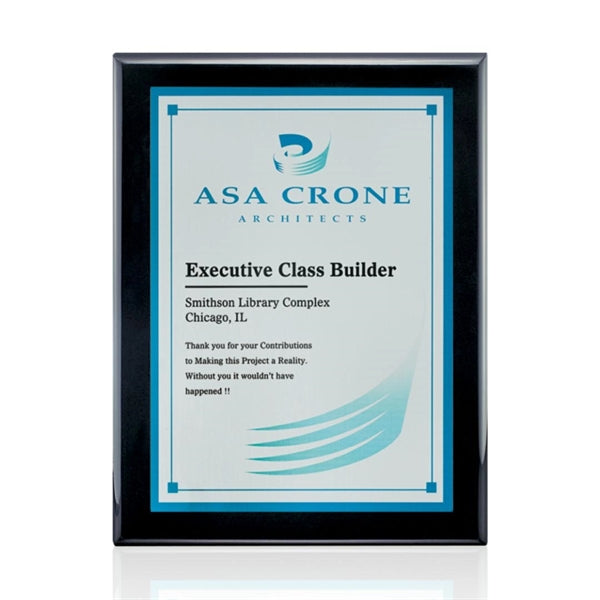 Oakleigh/AstroSub Plaque - Black/Silver