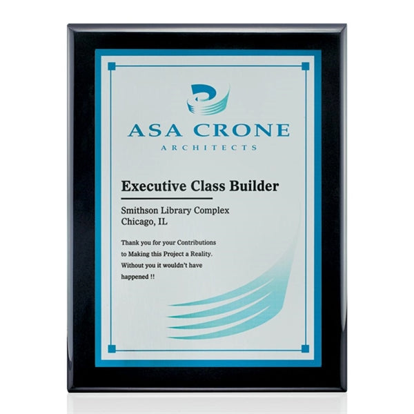 Oakleigh/AstroSub Plaque - Black/Silver