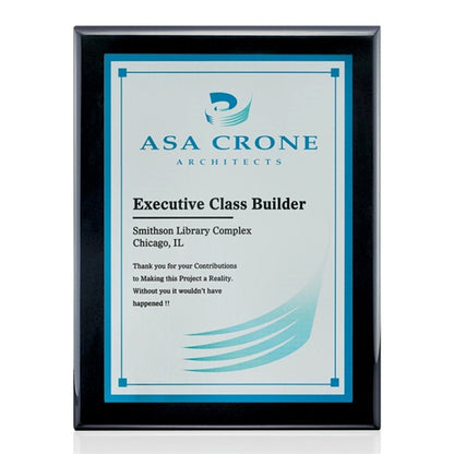 Oakleigh/AstroSub Plaque - Black/Silver