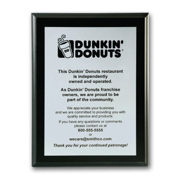 Screenprint Aluminum - Ebony