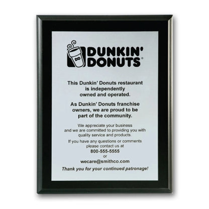 Screenprint Aluminum - Ebony