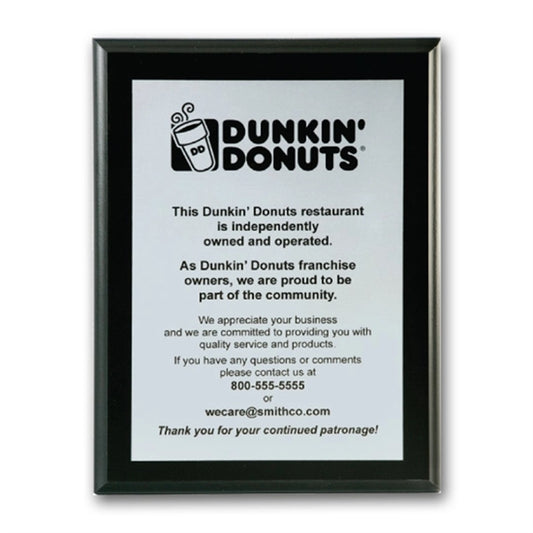 Screenprint Aluminum - Ebony