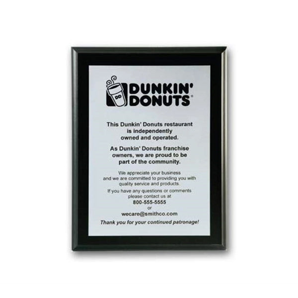 Screenprint Aluminum - Ebony