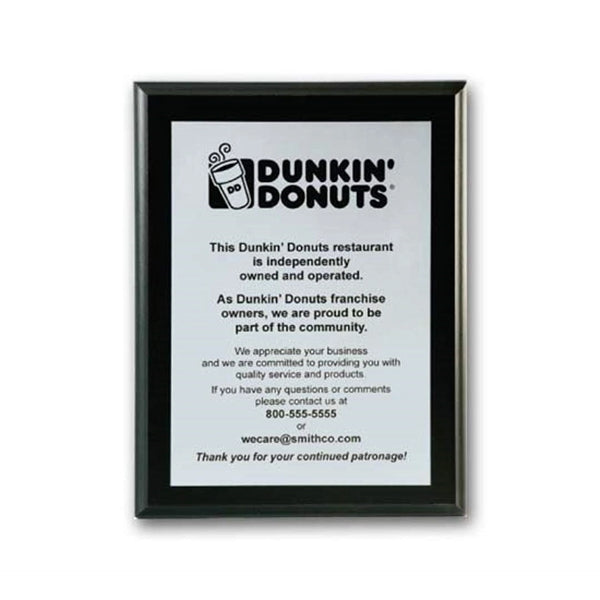 Screenprint Aluminum - Ebony