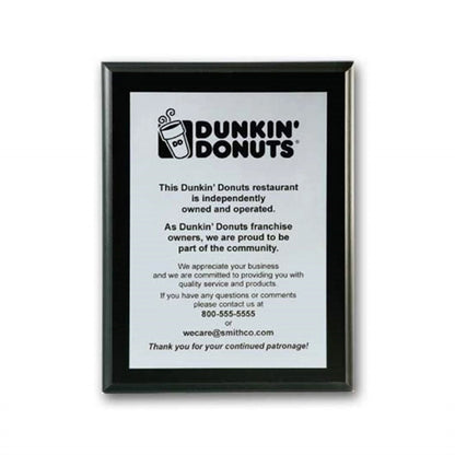 Screenprint Aluminum - Ebony